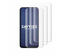 savvies 4 Pezzi Full-Screen Pellicola Protettiva per Oppo A6t 4G Full Cover Pellicola Copertura [Completa Trasparente, 3D Curved, Proteggi Schermo]