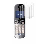 savvies 4 Pezzi Full-Screen Pellicola Protettiva per Panasonic KX-TG6821 Full Cover Pellicola[Completa Trasparente, 3D Curved, Proteggi Schermo]
