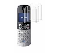 savvies 4 Pezzi Full-Screen Pellicola Protettiva per Panasonic KX-TG6823 Full Cover Pellicola[Completa Trasparente, 3D Curved, Proteggi Schermo]