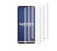 savvies 4 Pezzi Full-Screen Pellicola Protettiva per Samsung Galaxy A07 Full Cover Pellicola Copertura [Completa Trasparente, 3D Curved]