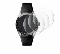 savvies 4 Pezzi Full-Screen Pellicola Protettiva per TAG Heuer Connected Calibre E5 (45 mm) Full Cover Pellicola Copertura [Completa Trasparente]