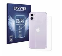 savvies 6 Pezzi Pellicola Protettiva per Apple iPhone 11 (Posteriore) Protezione Schermo Trasparente