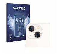 savvies 6 Pezzi Pellicola Protettiva per Apple iPhone 13 (SOLO Fotocamera) Protezione Schermo Trasparente