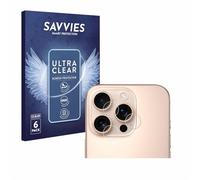 savvies 6 Pezzi Pellicola Protettiva per Apple iPhone 16 Pro (SOLO Fotocamera) Protezione Schermo Trasparente