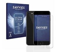 savvies 6 Pezzi Pellicola Protettiva per Apple iPhone SE 2 / SE 3 (Fronte + camera) Protezione Schermo Trasparente