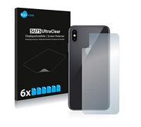 savvies 6 Pezzi Pellicola Protettiva per Apple iPhone Xs Max (Posteriore) Protezione Schermo Trasparente