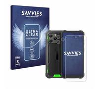 savvies 6 Pezzi Pellicola Protettiva per Blackview BV5300 Plus (Fronte+Fotocamera) Protezione Schermo Trasparente