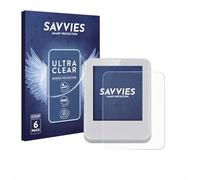 savvies 6 Pezzi Pellicola Protettiva per Bresser ClimaTemp Termometro digitale da camera Protezione Schermo Trasparente