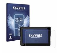 savvies (6 Pezzi Pellicola Protettiva per Carpuride W702 / W702B / W702H / W712D / W702BS 7" Protezione Schermo Trasparente