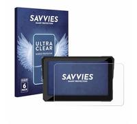 savvies 6 Pezzi Pellicola Protettiva per Carpuride W702RS Pro 7" Protezione Schermo Trasparente