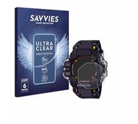 savvies 6 Pezzi Pellicola Protettiva per Casio G-Shock GPR-H 1000 Protezione Schermo Trasparente