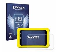 savvies (6 Pezzi Pellicola Protettiva per Clementoni Clempad 8" PRO Protezione Schermo Trasparente