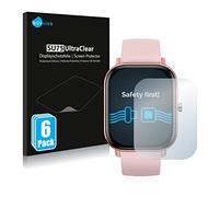 savvies 6 Pezzi Pellicola Protettiva per DCU Tecnologic Smartwatch Curved Glass