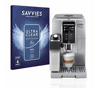 savvies 6 Pezzi Pellicola Protettiva per DeLonghi Dinamica Plus ECAM370.95.T Protezione Schermo Trasparente