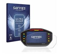savvies 6 Pezzi Pellicola Protettiva per Ducati Monster 1200 Colour-TFT-Display Protezione Schermo Trasparente