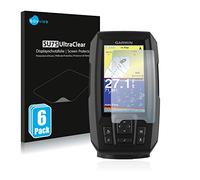savvies (6 Pezzi Pellicola Protettiva per Garmin Striker Vivid 4cv Protezione Schermo Trasparente