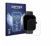 savvies 6 Pezzi Pellicola Protettiva per Hama Smartwatch 5000 Protezione Schermo Trasparente