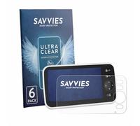 savvies 6 Pezzi Pellicola Protettiva per HelloBaby HB6550 Protezione Schermo Trasparente