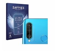 savvies 6 Pezzi Pellicola Protettiva per Huawei P30 lite/New Edition (Camera) Protezione Schermo Trasparente
