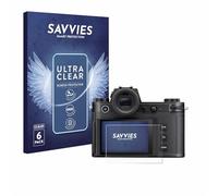 savvies (6 Pezzi Pellicola Protettiva per Leica SL3-S Protezione Schermo Trasparente