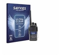 savvies 6 Pezzi Pellicola Protettiva per Midland G18 Pro PMR Protezione Schermo Trasparente