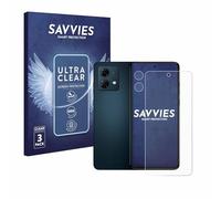 savvies 6 Pezzi Pellicola Protettiva per Motorola Moto G84 (Fronte+Fotocamera) Protezione Schermo Trasparente