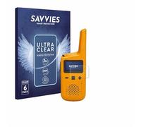 savvies 6 Pezzi Pellicola Protettiva per Motorola Talkabout T72 Protezione Schermo Trasparente