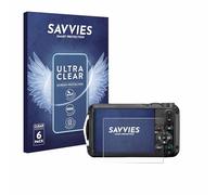 savvies 6 Pezzi Pellicola Protettiva per Ricoh Pentax WG-8 Protezione Schermo Trasparente