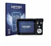 savvies 6 Pezzi Pellicola Protettiva per Rollei Compactline 880 Protezione Schermo Trasparente