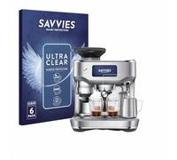 savvies 6 Pezzi Pellicola Protettiva per Sage the Oracle Dual Boiler Protezione Schermo Trasparente