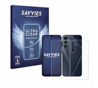 savvies 6 Pezzi Pellicola Protettiva per Samsung Galaxy A16 5G (Fronte+Retro) Protezione Schermo Trasparente
