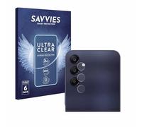 savvies 6 Pezzi Pellicola Protettiva per Samsung Galaxy A25 5G (SOLO Camera) Protezione Schermo Trasparente