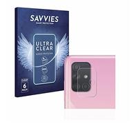 savvies 6 Pezzi Pellicola Protettiva per Samsung Galaxy A51 (SOLO Fotocamera) Protezione Schermo Trasparente