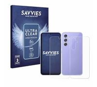 savvies 6 Pezzi Pellicola Protettiva per Samsung Galaxy A54 5G (Fronte+Retro) Protezione Schermo Trasparente