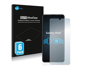 savvies 6 Pezzi Pellicola Protettiva per Samsung Galaxy M32 Protezione Schermo Trasparente