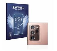 savvies 6 Pezzi Pellicola Protettiva per Samsung Galaxy Note 20 Ultra / 5G (Camera) Protezione Schermo Trasparente