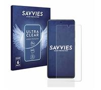 savvies 6 Pezzi Pellicola Protettiva per Samsung Galaxy S20 FE 5G Protezione Schermo Trasparente