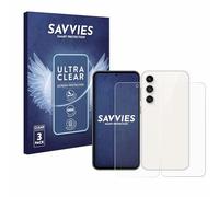 savvies 6 Pezzi Pellicola Protettiva per Samsung Galaxy S23 FE (Fronte+Retro) Protezione Schermo Trasparente