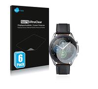 savvies 6 Pezzi Pellicola Protettiva per Samsung Galaxy Watch 3 (41mm) Protezione Schermo Trasparente