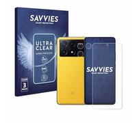 savvies 6 Pezzi Pellicola Protettiva per Xiaomi Poco X6 Pro