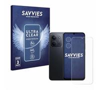 savvies 6 Pezzi Pellicola Protettiva per Xiaomi Redmi 15C (Fronte+Fotocamera) Protezione Schermo Trasparente