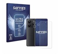 savvies 6 Pezzi Pellicola Protettiva per Xiaomi Redmi Note 14 (Fronte+Fotocamera) Protezione Schermo Trasparente