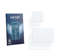 savvies Pellicola Protettiva per Akaso Brave 8 Lite | 6 Pezzi Chiara Protezione Schermo Made in Germany Schermo Protettivo Trasparente