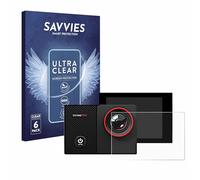 savvies Pellicola Protettiva per Akaso EK7000 Pro | 6 Pezzi Chiara Protezione Schermo Made in Germany Schermo Protettivo Trasparente