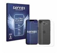 Savvies Pellicola Protettiva per Apple iPhone 16e | (Fronte+Retro) 6 Pezzi Chiara Protezione Schermo Made in Germany Schermo Protettivo Trasparente