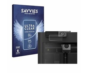 savvies Pellicola Protettiva per Bambu Lab P1S 3D Printer | 6 Pezzi Chiara Protezione Schermo Made in Germany Schermo Protettivo Trasparente