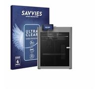 savvies Pellicola Protettiva per Bambu Lab P2S 3D Printer | 6 Pezzi Chiara Protezione Schermo Made in Germany Schermo Protettivo Trasparente