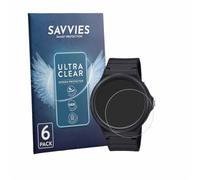 savvies Pellicola Protettiva per Casio Unisex MW-240 | 6 Pezzi Chiara Protezione Schermo Made in Germany Schermo Protettivo Trasparente