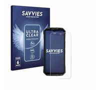 savvies Pellicola Protettiva per Doogee V30 | 6 Pezzi Chiara Protezione Schermo Made in Germany Schermo Protettivo Trasparente