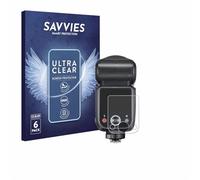 savvies Pellicola Protettiva per Godox V100 | 6 Pezzi Chiara Protezione Schermo Made in Germany Schermo Protettivo Trasparente